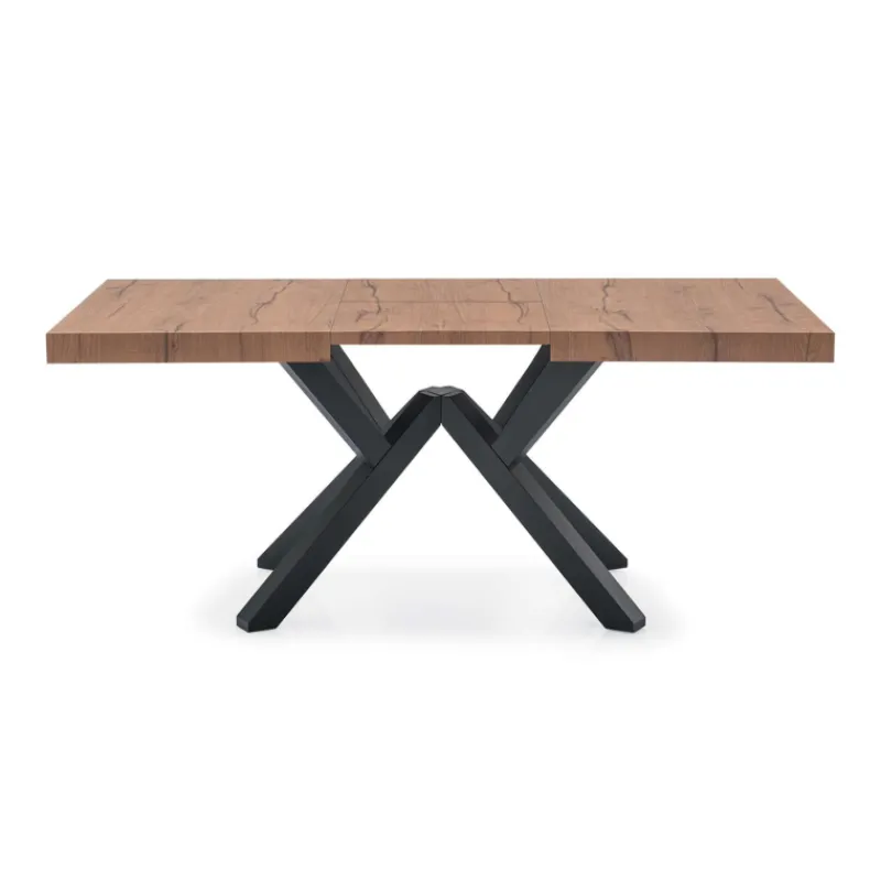 Mikado Connubia© Table extensible design en mélaminé avec pieds en bois* Table De Salle à Manger