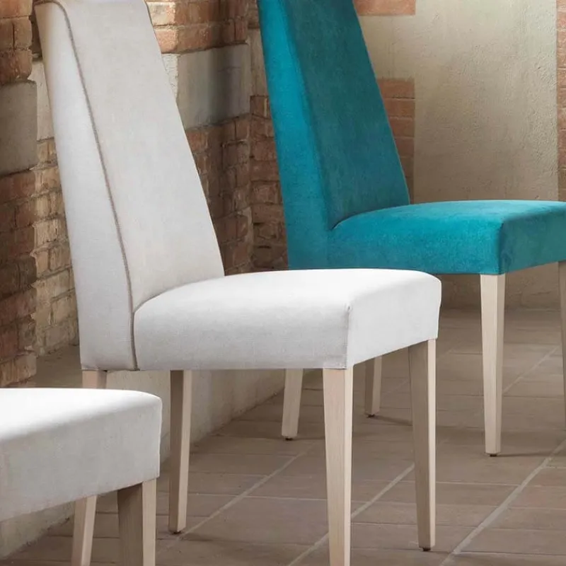 Lujosa Mila Chaise contemporaine en tissu avec assise rembourrée* Chaise De Salle à Manger|Chaise Salon