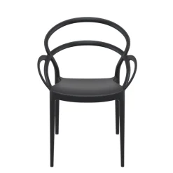 Mila Fauteuil de jardin design en polypropylène* Chaise De Jardin|Fauteuil De Jardin