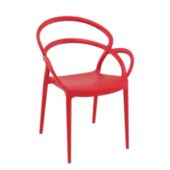 Mila Fauteuil de jardin design en polypropylène* Chaise De Jardin|Fauteuil De Jardin