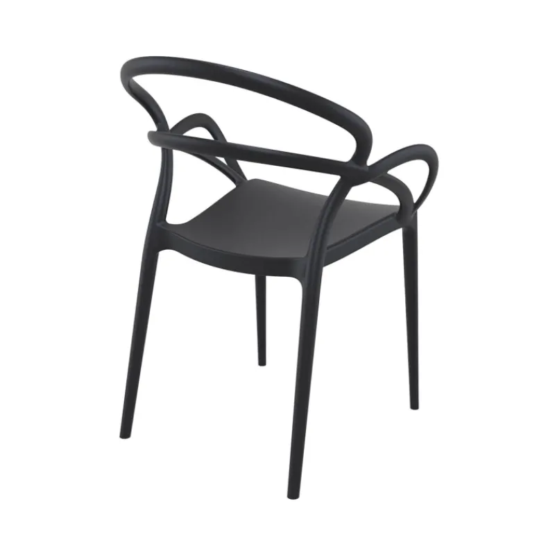 Mila Fauteuil design empilable en polypropylène* Chaise De Cuisine|Chaise De Salle à Manger
