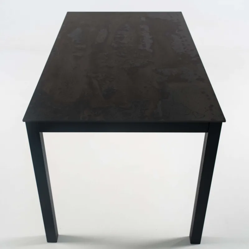 Pure design Millenium 4 Table rectangulaire en dekton et pieds en métal* Table De Salle à Manger
