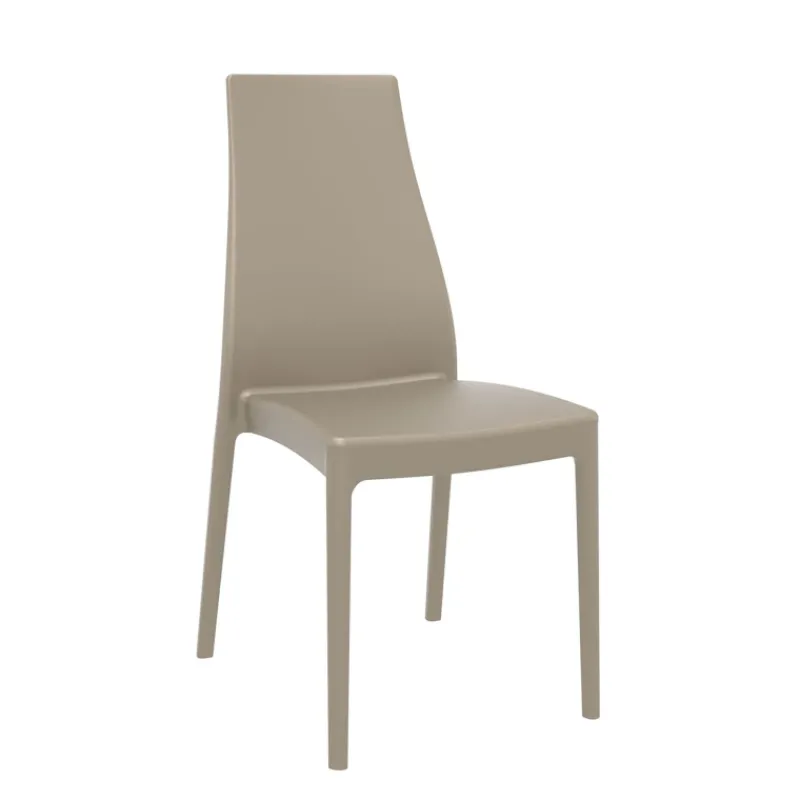 Miranda Chaise empilable en polypropylène* Chaise De Cuisine|Chaise De Salle à Manger