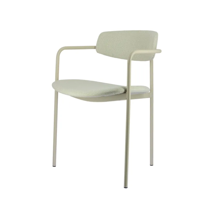 Perfecta Mirror Chaise moderne en tissu avec accoudoirs et pieds en métal* Chaise De Salle à Manger|Chaise Salon