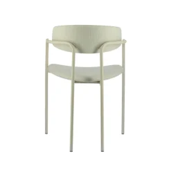 Perfecta Mirror Chaise moderne en tissu avec accoudoirs et pieds en métal* Chaise De Salle à Manger|Chaise Salon