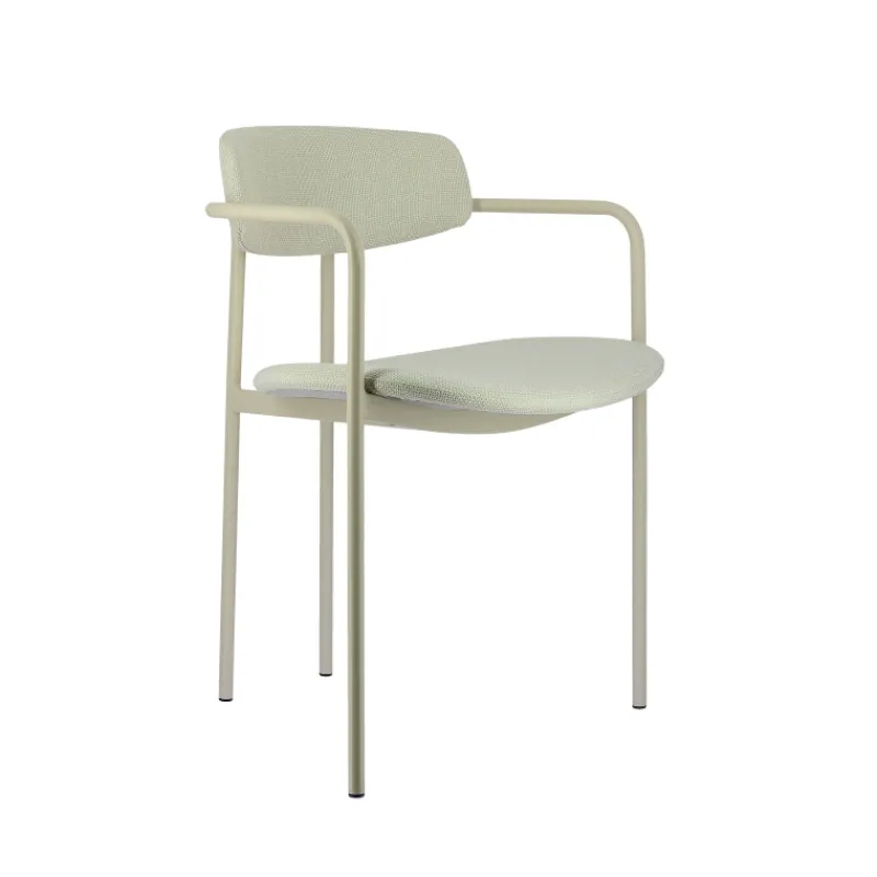 Perfecta Mirror Chaise moderne en tissu avec accoudoirs et pieds en métal* Chaise De Salle à Manger|Chaise Salon