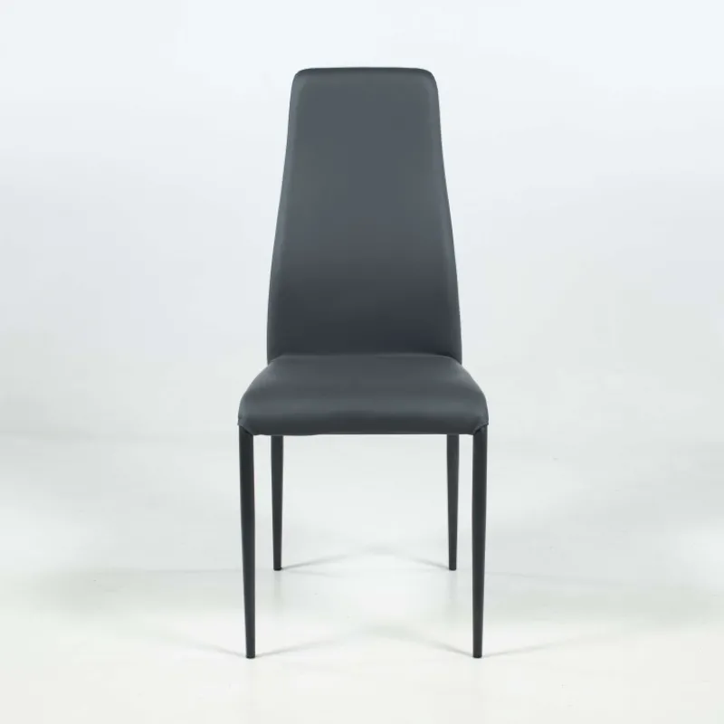 Europea Mirta Chaise de salle à manger italienne en synthétique et métal* Chaise De Cuisine|Chaise De Salle à Manger