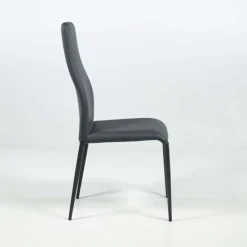 Europea Mirta Chaise de salle à manger italienne en synthétique et métal* Chaise De Cuisine|Chaise De Salle à Manger
