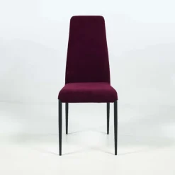 Europea Mirta Chaise de séjour moderne en tissu et pieds en métal* Chaise De Salle à Manger