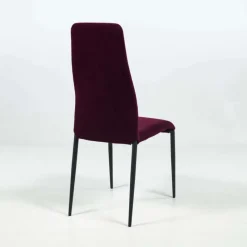 Europea Mirta Chaise de séjour moderne en tissu et pieds en métal* Chaise De Salle à Manger