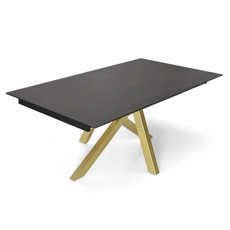 Pure design Moon Table design en Dekton avec pieds central* Table De Salle à Manger