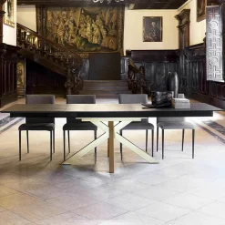 Pure design Moon Table design extensible en Dekton avec pied central* Table De Salle à Manger
