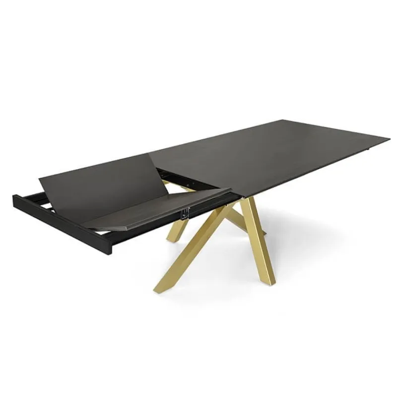 Pure design Moon Table design extensible en Dekton avec pied central* Table De Salle à Manger