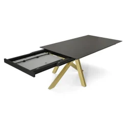 Pure design Moon Table design extensible en Dekton avec pied central* Table De Salle à Manger
