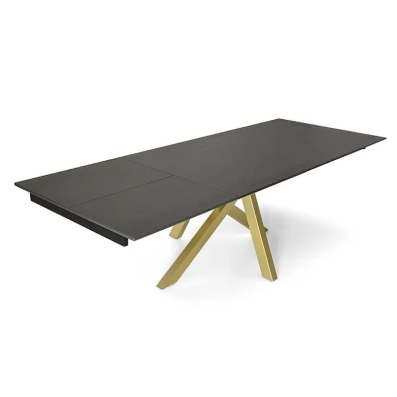 Pure design Moon Table design extensible en Dekton avec pied central* Table De Salle à Manger