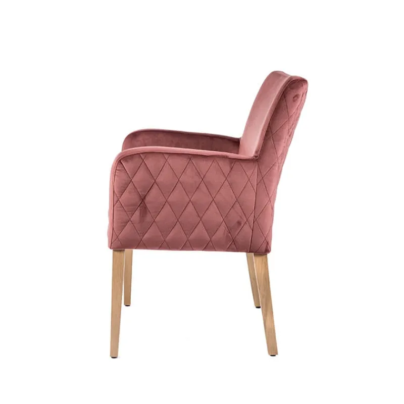 Sessio Moritz diamant Fauteuil cocooning matelassé dans le dos et revêtement en tissu* Chaise De Salle à Manger|Chaise Salon