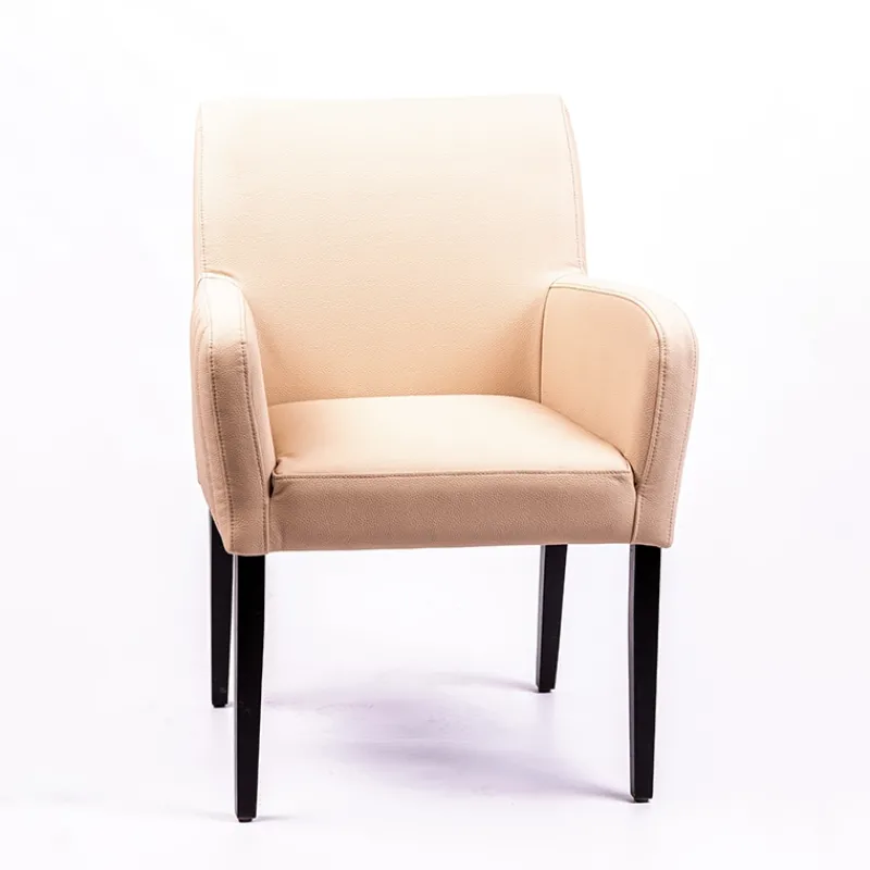 Sessio Moritz line Fauteuil de salon confortable avec dos matelassé et pieds en bois* Chaise De Cuisine|Chaise De Salle à Manger
