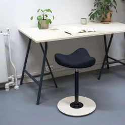 Varier Move ® Tabouret ergonomique réglable en tissu* Tabouret Snack (assise +/- 65 Cm)|Tabouret De Bar (assise +/- 80 Cm)