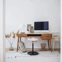 Varier Move ® Tabouret ergonomique réglable en tissu* Tabouret Snack (assise +/- 65 Cm)|Tabouret De Bar (assise +/- 80 Cm)