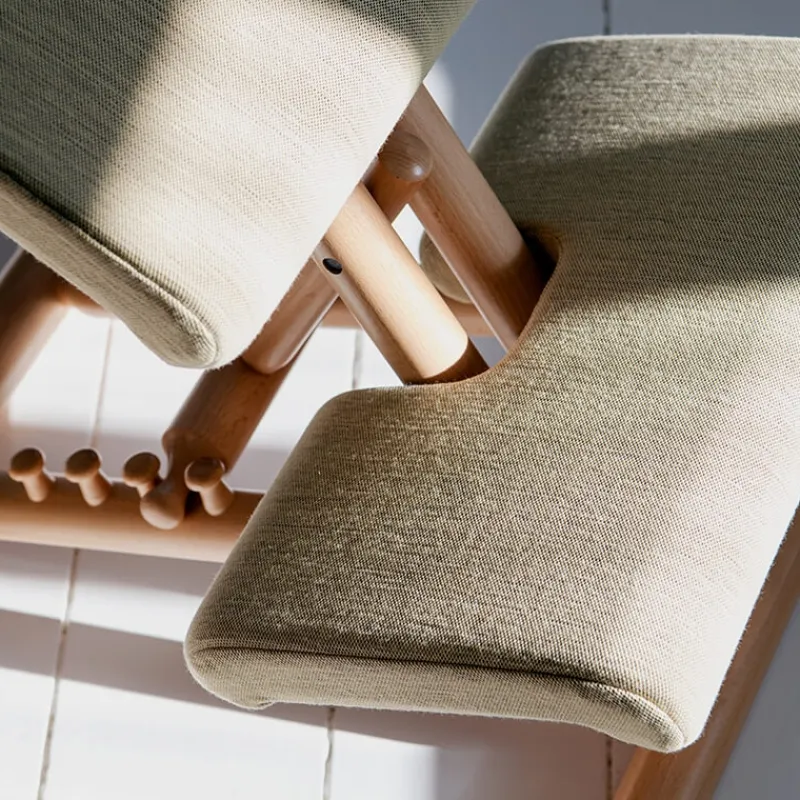 Varier Multi ® Siège de bureau ergonomique en tissu et bois* Chaise De Bureau|Chaise Salon