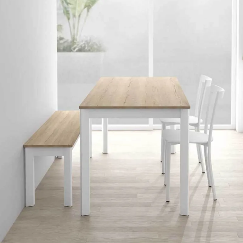 Cancio Multiplus Table sur mesure en stratifié pieds en métal* Table De Cuisine