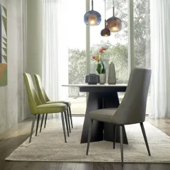 Europea Nadine Chaise de salle à manger avec pieds métal* Chaise De Cuisine|Chaise De Salle à Manger