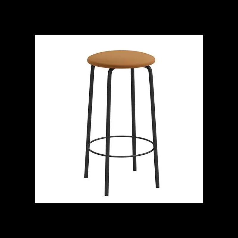Perfecta Nantes Tabouret snack de cuisine sans dossier en métal et simili* Tabouret Snack (assise +/- 65 Cm)|Tabouret De Bar (assise +/- 80 Cm)