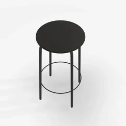 Perfecta Nantes Tabouret snack sans dossier assise en tissu rembourrée* Tabouret Snack (assise +/- 65 Cm)|Tabouret De Bar (assise +/- 80 Cm)