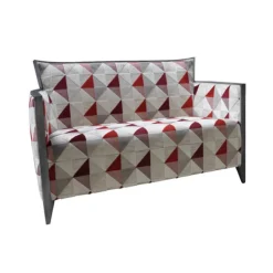Paget Nathan Canapé art déco 2 personnes en tissu fabriqué en France* Fauteuil De Salon