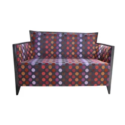Paget Nathan Canapé art déco 2 personnes en tissu fabriqué en France* Fauteuil De Salon