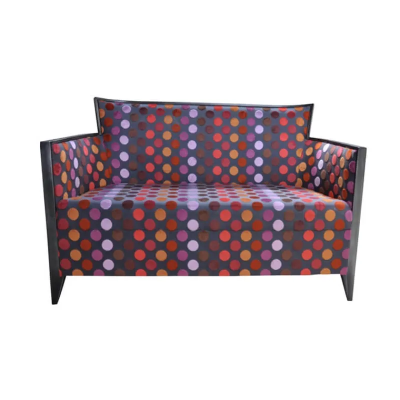 Paget Nathan Canapé art déco 2 personnes en tissu fabriqué en France* Fauteuil De Salon