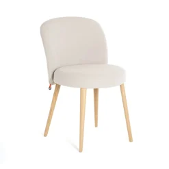 Mobitec Neo ® Chaise cosy confortable en tissu et pieds bois* Chaise De Salle à Manger|Chaise Salon