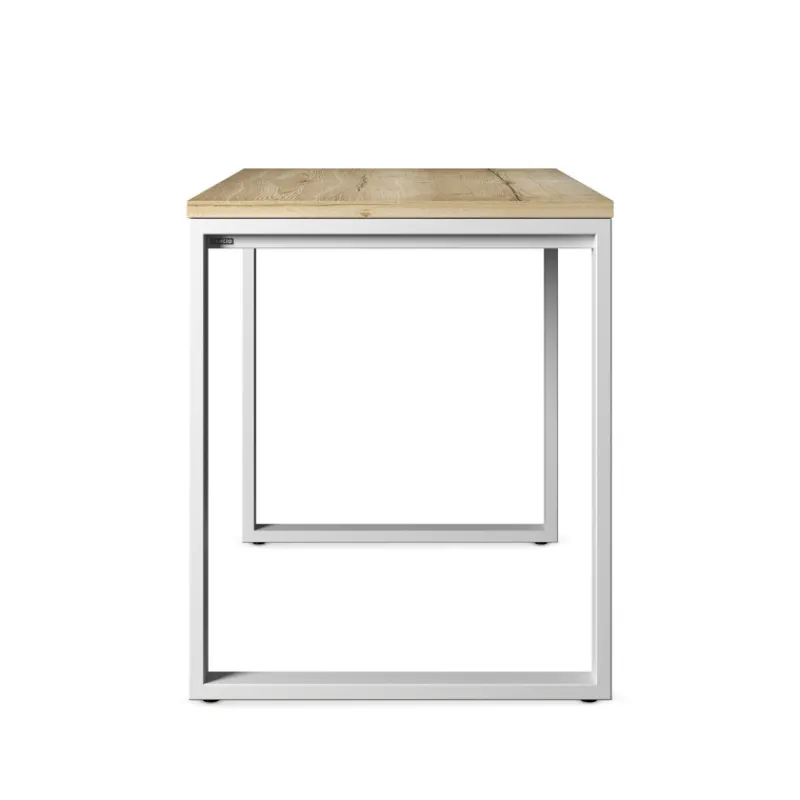 Cancio Neox Table snack en stratifié pieds forme traineau en métal faible profondeur* Table De Cuisine|Table De Salle à Manger
