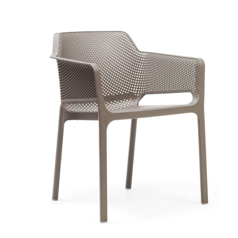 Net Fauteuil de terrasse moderne en polypropylène* Chaise De Jardin|Fauteuil De Jardin