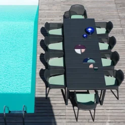 Net Fauteuil de terrasse moderne en polypropylène* Chaise De Jardin|Fauteuil De Jardin