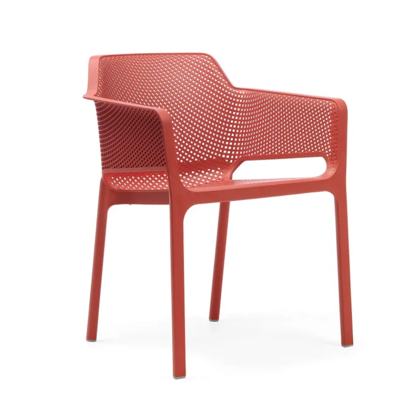 Net Fauteuil de terrasse moderne en polypropylène* Chaise De Jardin|Fauteuil De Jardin