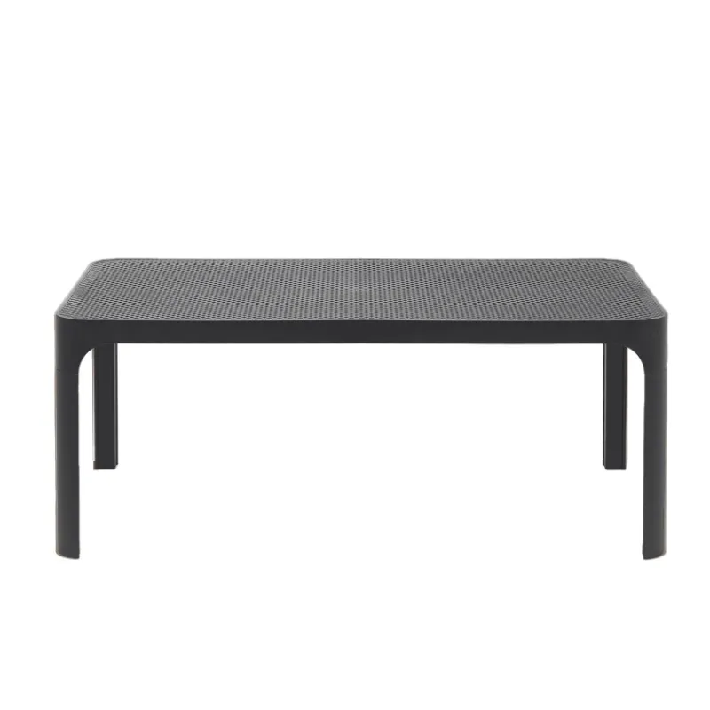 Net Table basse de jardin moderne avec plateau micro perforé 100 x 60 cm* Table De Jardin