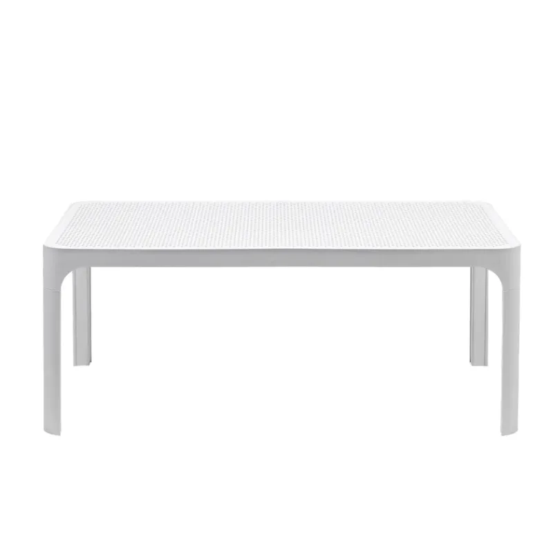 Net Table basse de jardin moderne avec plateau micro perforé 100 x 60 cm* Table De Jardin