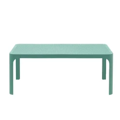 Net Table basse de jardin moderne avec plateau micro perforé 100 x 60 cm* Table De Jardin