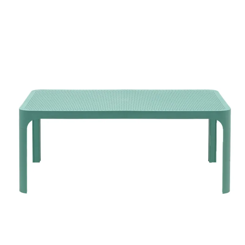 Net Table basse de jardin moderne avec plateau micro perforé 100 x 60 cm* Table De Jardin