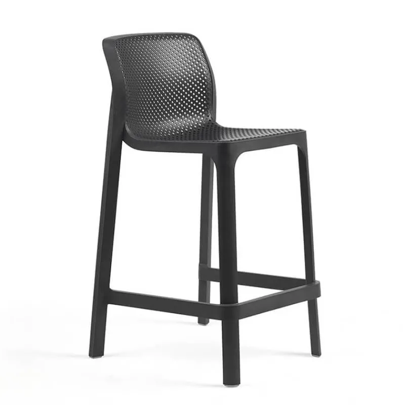 Net Tabouret haut empilable en polypropylène* Tabouret Snack (assise +/- 65 Cm)|Tabouret De Bar (assise +/- 80 Cm)