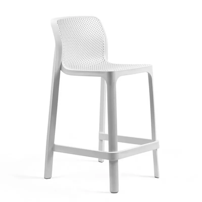 Net Tabouret haut empilable en polypropylène* Tabouret Snack (assise +/- 65 Cm)|Tabouret De Bar (assise +/- 80 Cm)