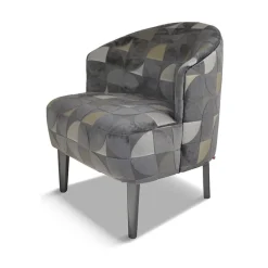 Paget Nico Fauteuil confortable en tissu et en bois fabriqué en France* Fauteuil De Salon