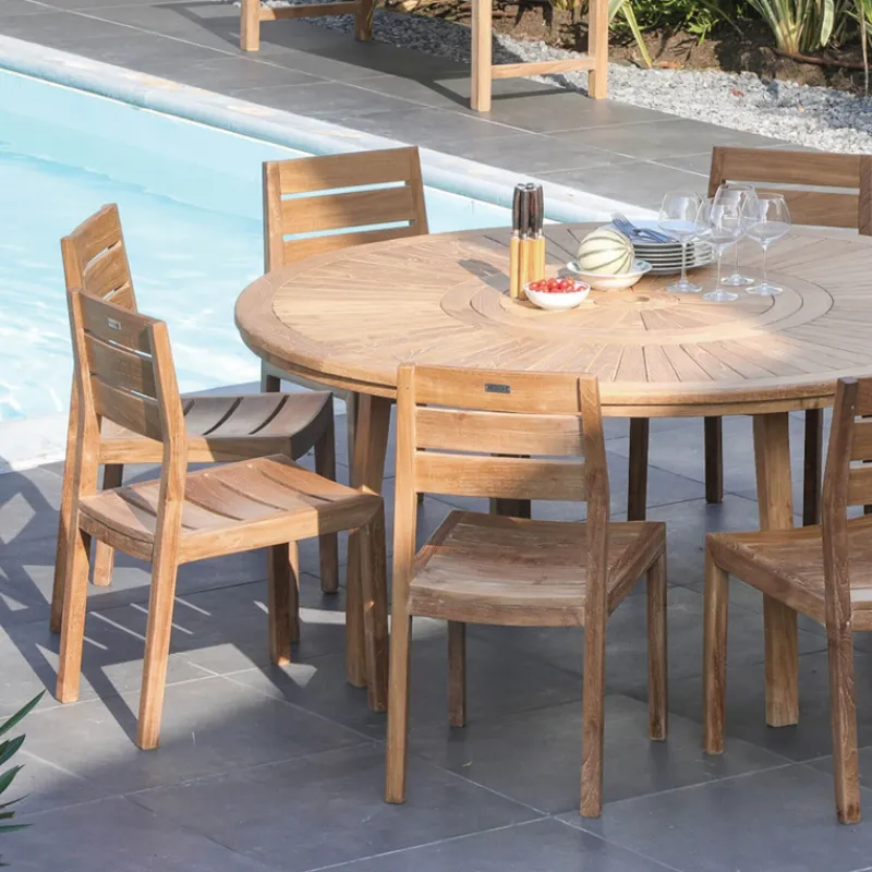 Medicis ODAChaise de jardin en teck massif* Chaise De Jardin