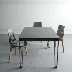 Cancio Okaso Table design en verre pour salle à manger* Table De Salle à Manger
