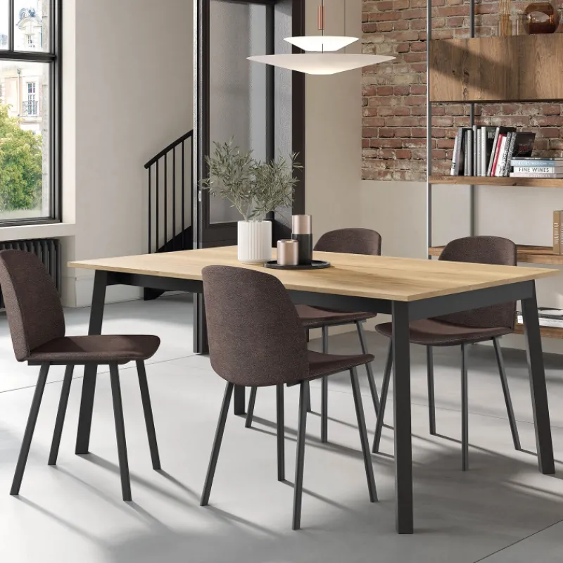 Perfecta Olivia Chaise tendance en tissu et pieds métal* Chaise De Salle à Manger|Chaise Salon