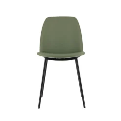 Perfecta Olivia Chaise tendance rembourrée en simili avec pieds en métal* Chaise De Cuisine|Chaise De Salle à Manger