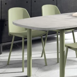Perfecta Olivia Chaise tendance rembourrée en simili avec pieds en métal* Chaise De Cuisine|Chaise De Salle à Manger
