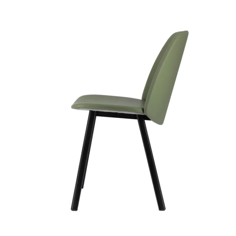 Perfecta Olivia Chaise tendance rembourrée en simili avec pieds en métal* Chaise De Cuisine|Chaise De Salle à Manger
