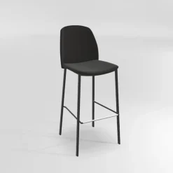 Perfecta Olivia Tabouret de bar en tissu avec pieds métal* Tabouret De Bar (assise +/- 80 Cm)